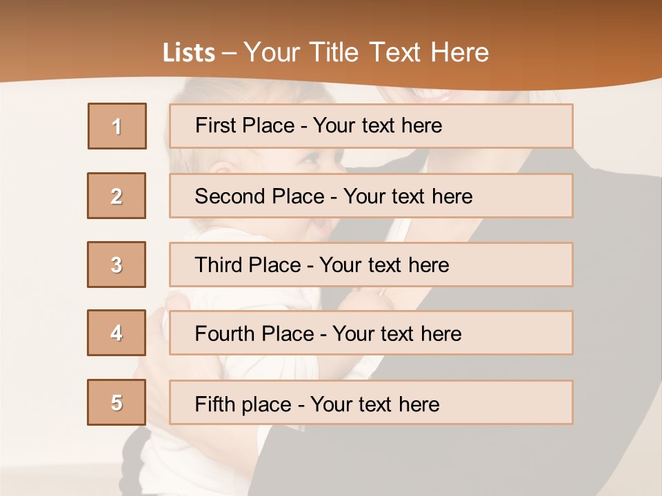 Kid Newborn Childhood PowerPoint Template