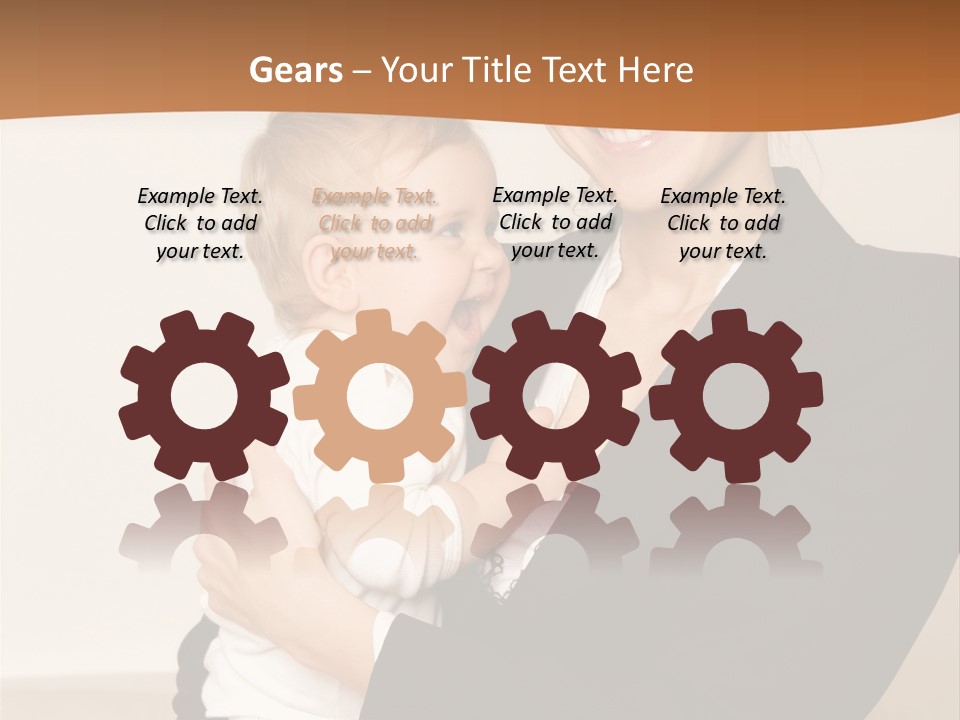 Kid Newborn Childhood PowerPoint Template