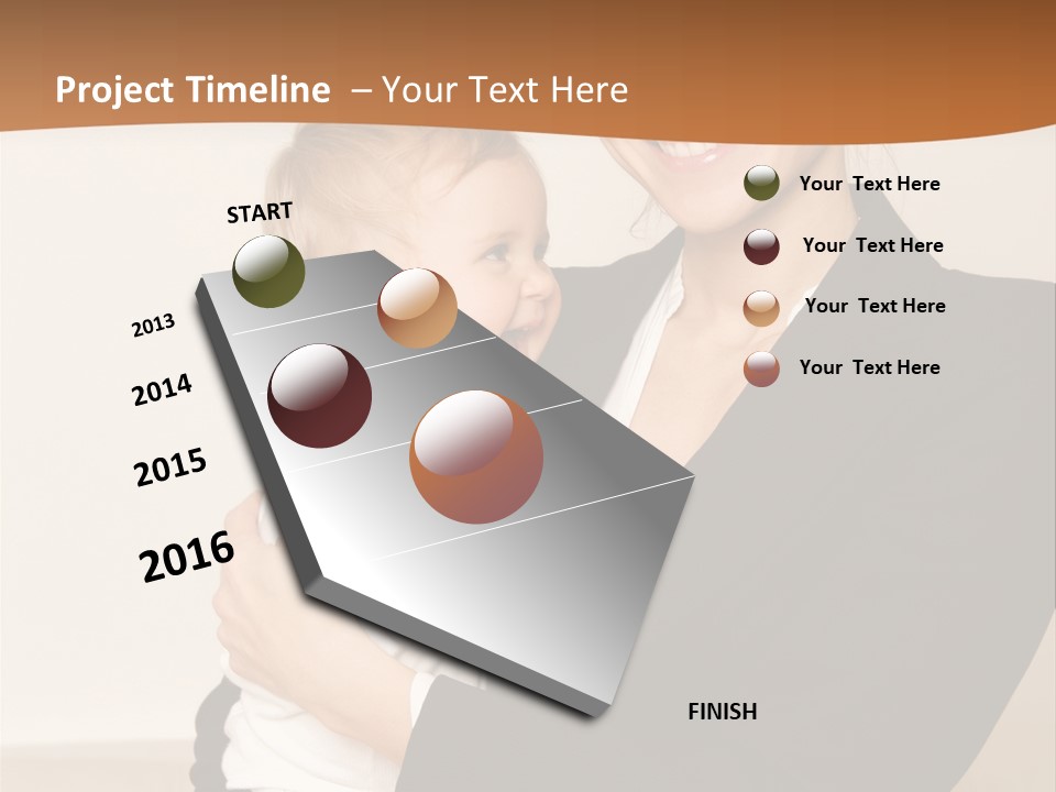 Kid Newborn Childhood PowerPoint Template