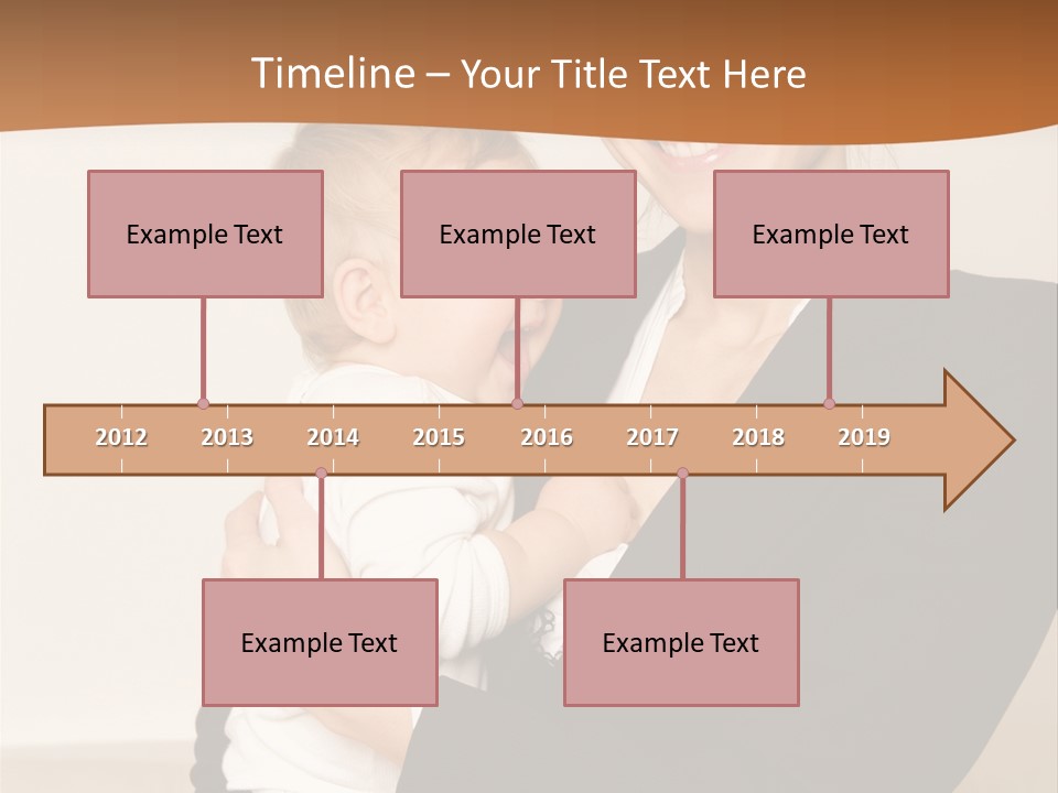 Kid Newborn Childhood PowerPoint Template