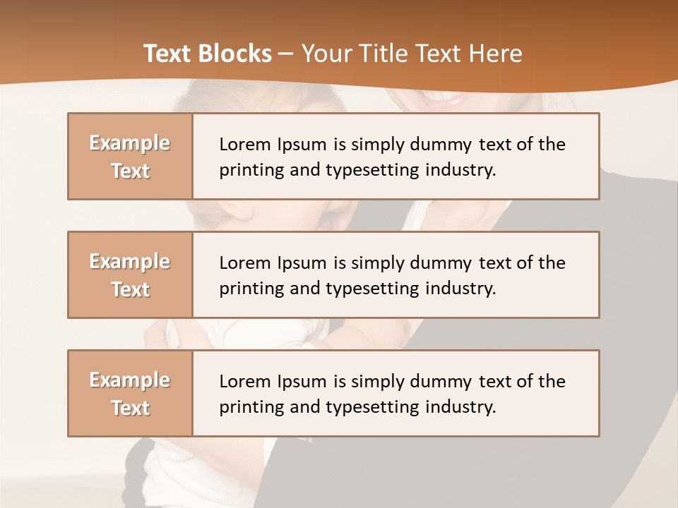 Kid Newborn Childhood PowerPoint Template