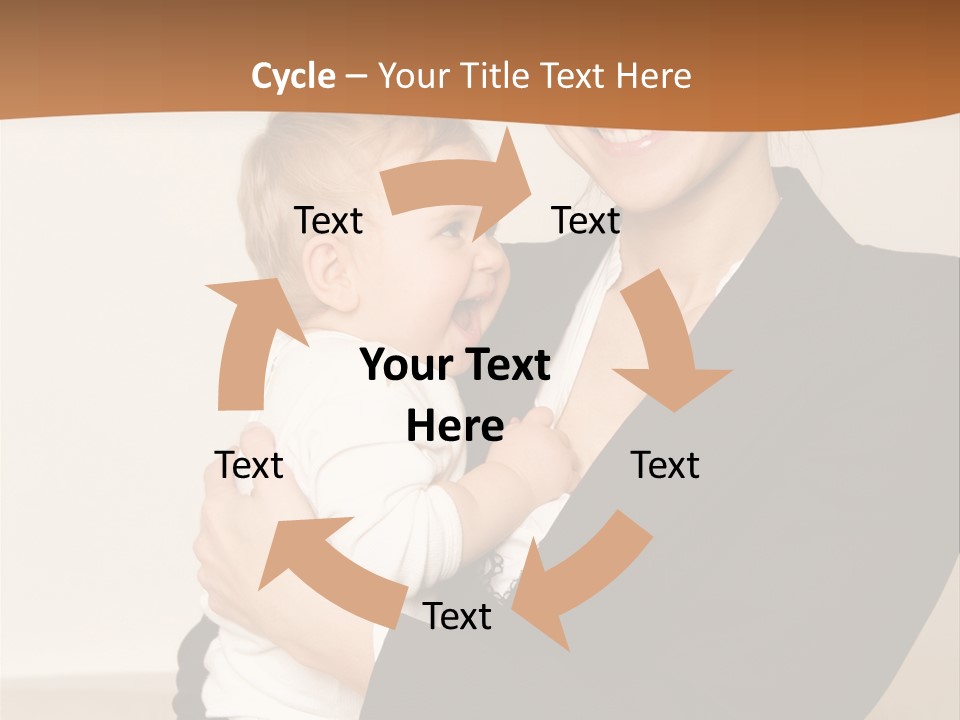 Kid Newborn Childhood PowerPoint Template