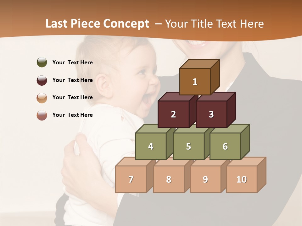 Kid Newborn Childhood PowerPoint Template