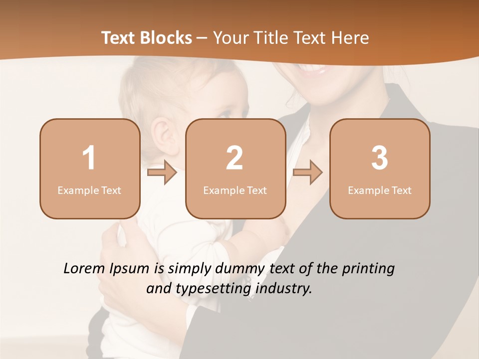 Kid Newborn Childhood PowerPoint Template