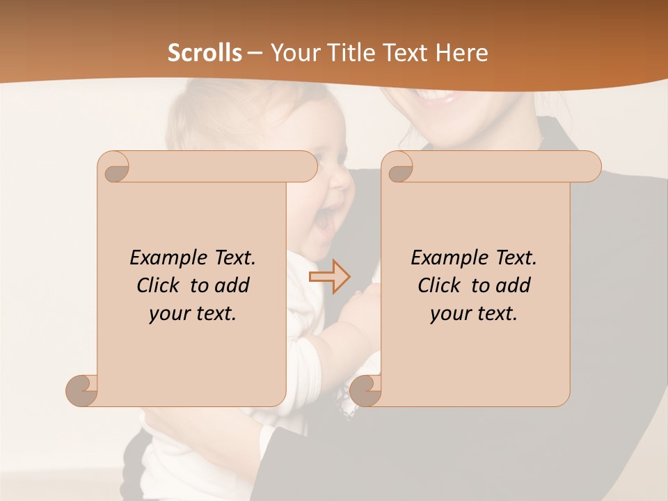 Kid Newborn Childhood PowerPoint Template