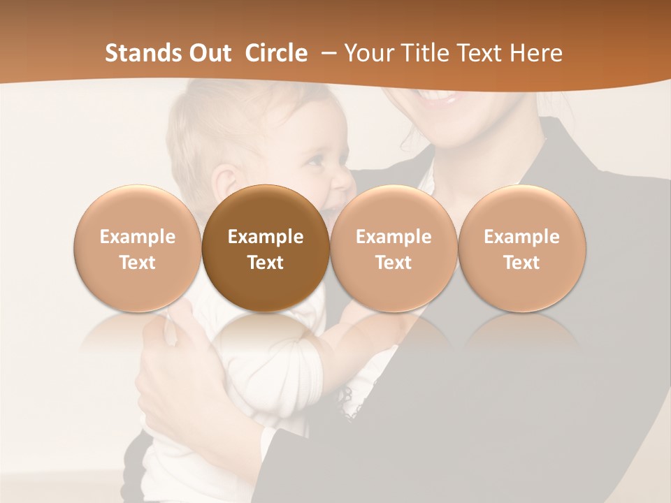 Kid Newborn Childhood PowerPoint Template