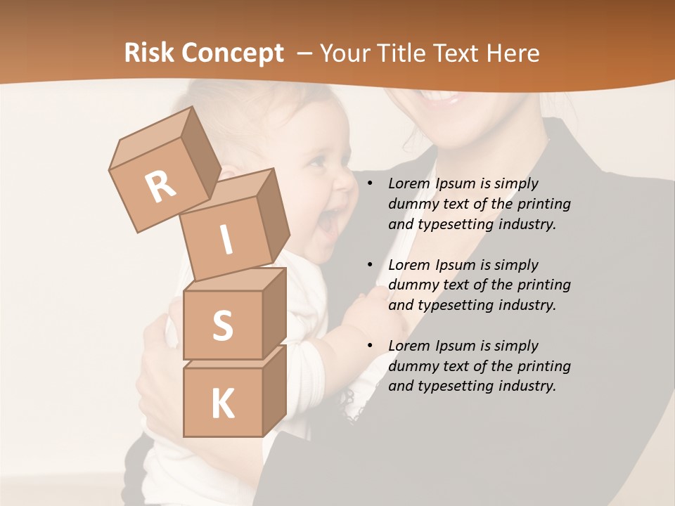 Kid Newborn Childhood PowerPoint Template