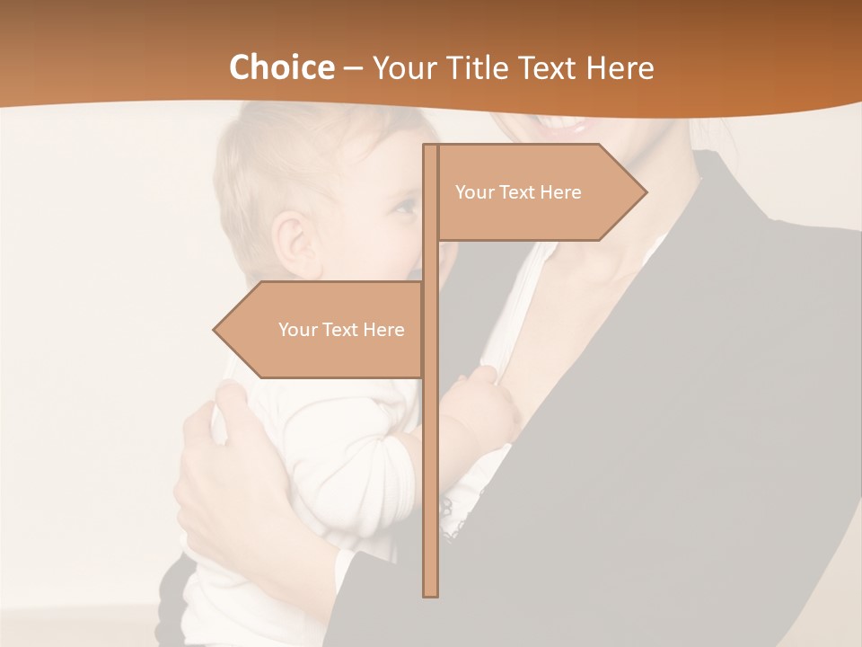 Kid Newborn Childhood PowerPoint Template