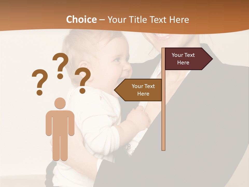 Kid Newborn Childhood PowerPoint Template