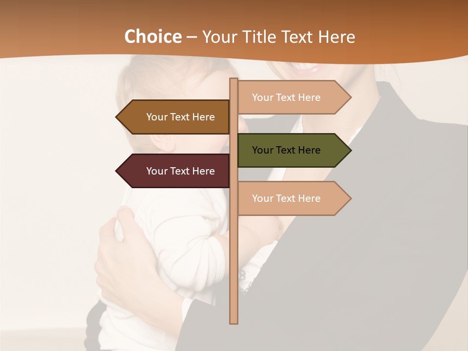 Kid Newborn Childhood PowerPoint Template