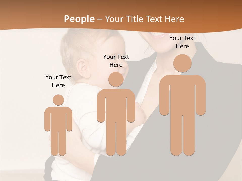 Kid Newborn Childhood PowerPoint Template