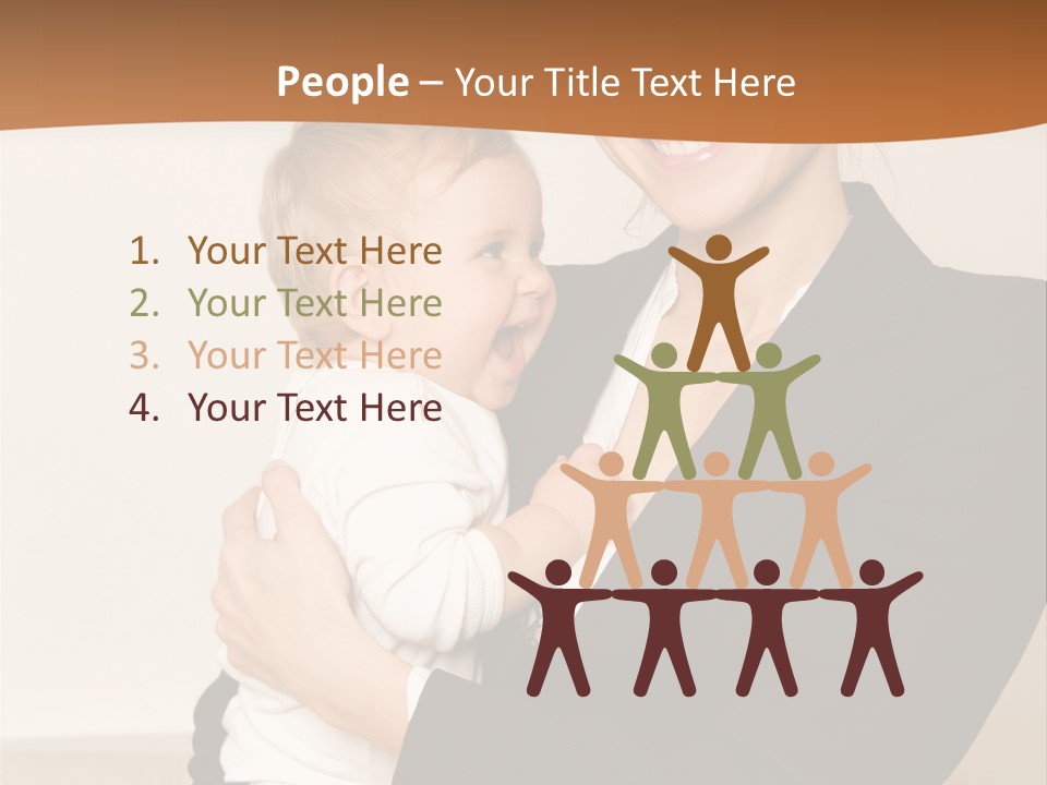 Kid Newborn Childhood PowerPoint Template