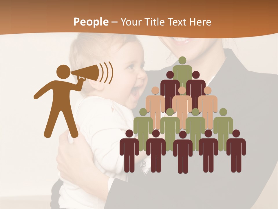 Kid Newborn Childhood PowerPoint Template