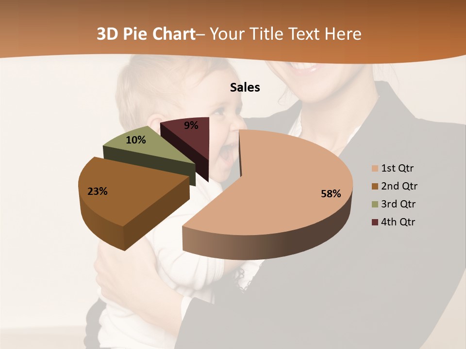 Kid Newborn Childhood PowerPoint Template