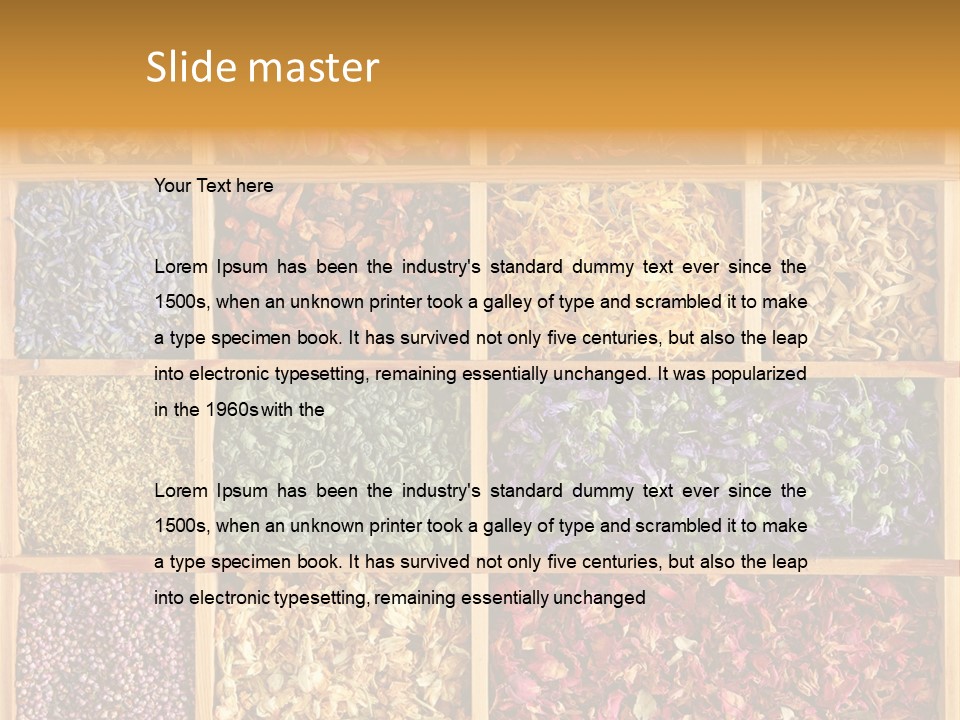 Aromatherapy Tea Rose PowerPoint Template