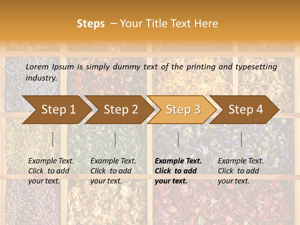 Aromatherapy Tea Rose PowerPoint Template