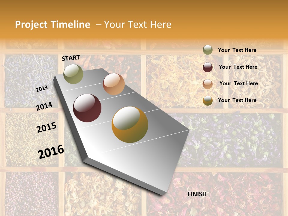 Aromatherapy Tea Rose PowerPoint Template