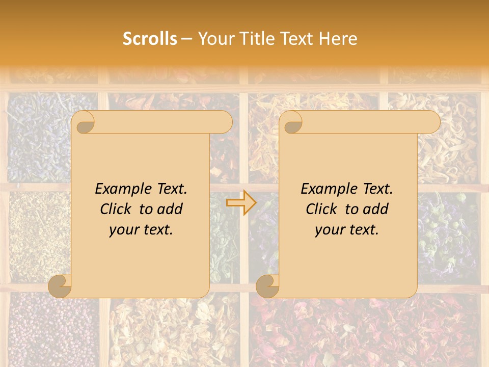 Aromatherapy Tea Rose PowerPoint Template