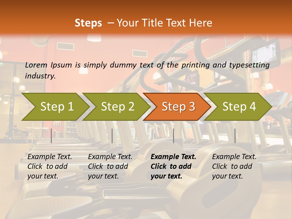 Empty Exercise Active PowerPoint Template