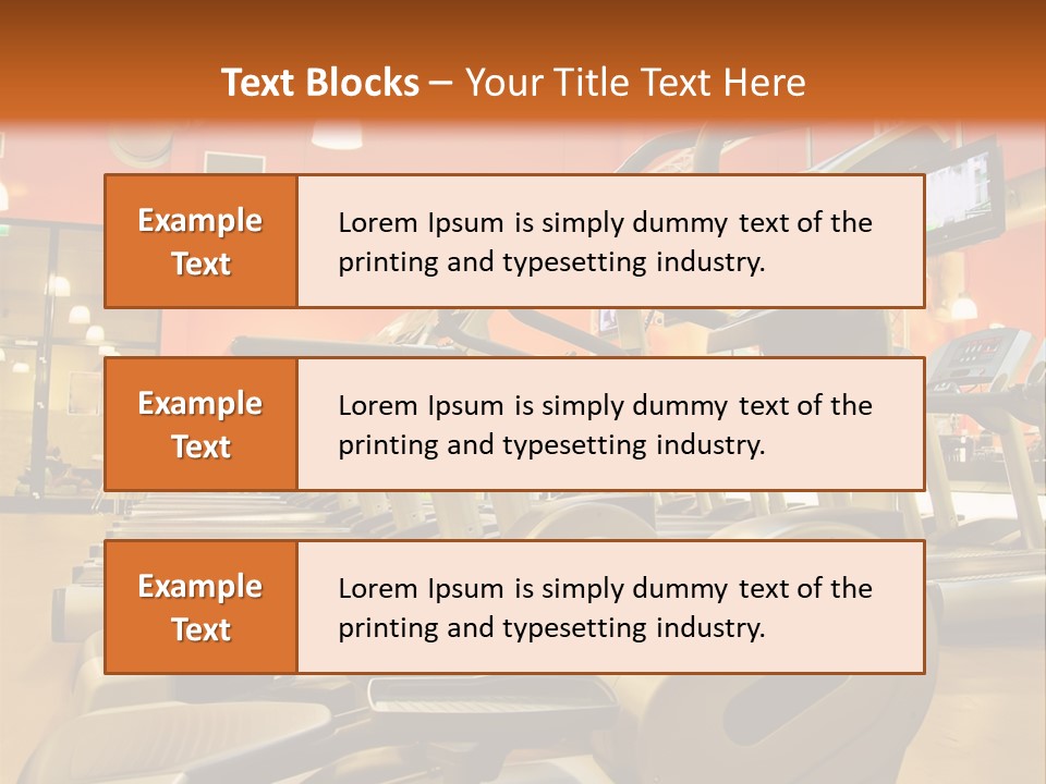 Empty Exercise Active PowerPoint Template
