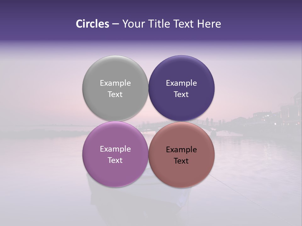 Catwalk Summer Bridge PowerPoint Template