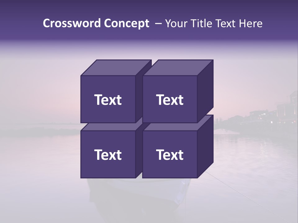 Catwalk Summer Bridge PowerPoint Template