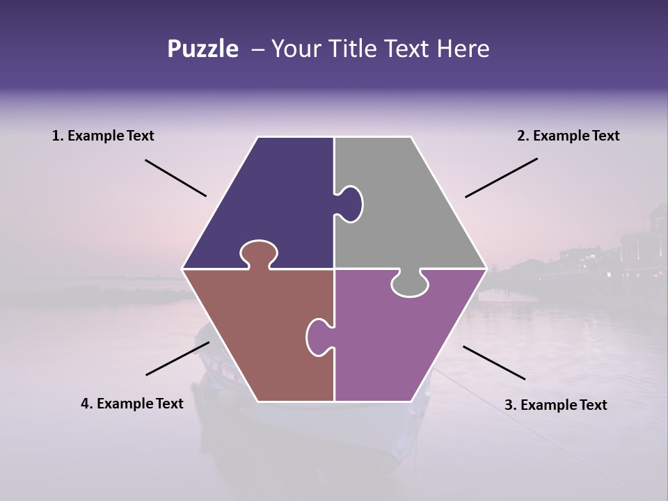 Catwalk Summer Bridge PowerPoint Template