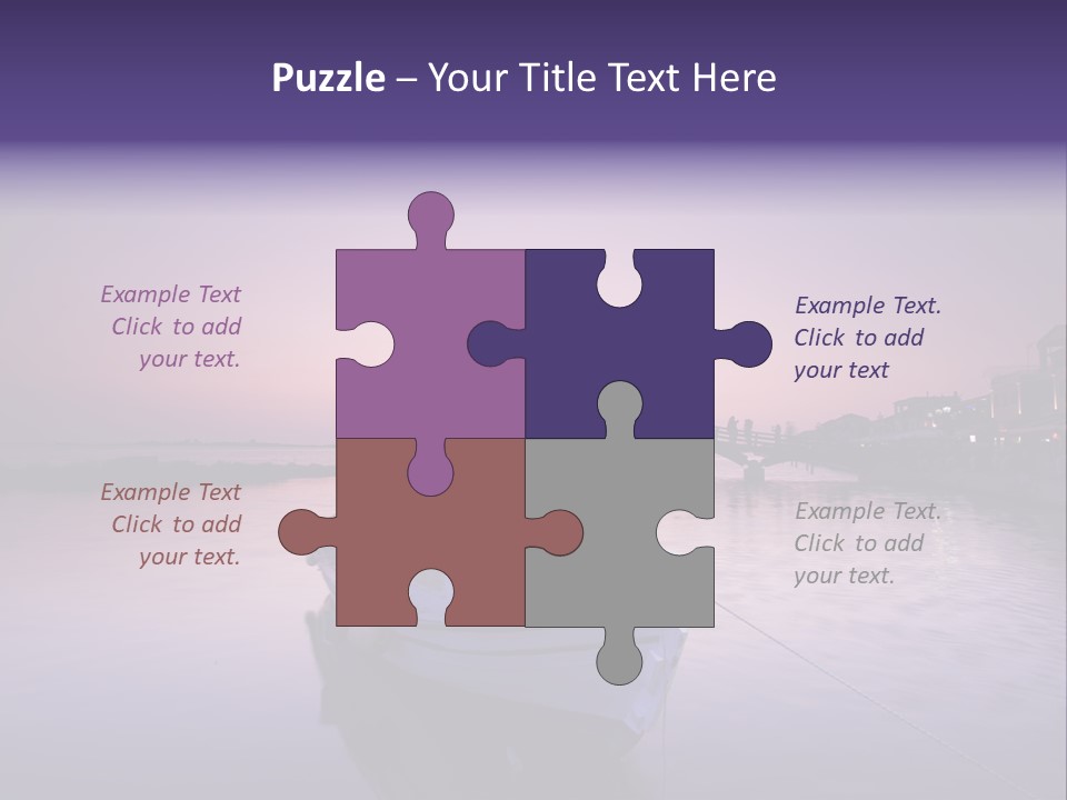 Catwalk Summer Bridge PowerPoint Template