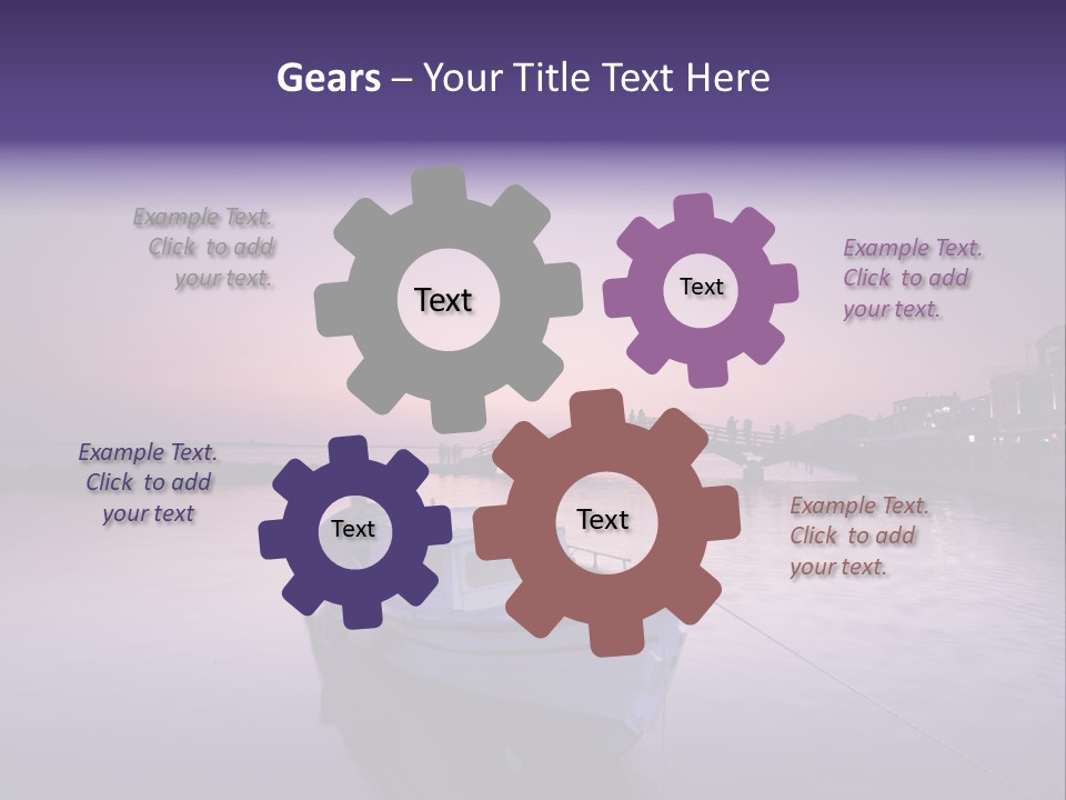 Catwalk Summer Bridge PowerPoint Template