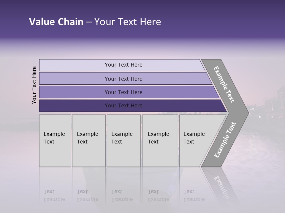 Catwalk Summer Bridge PowerPoint Template
