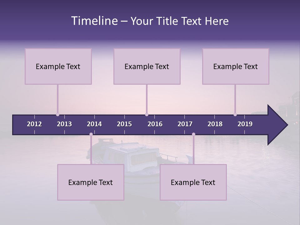 Catwalk Summer Bridge PowerPoint Template