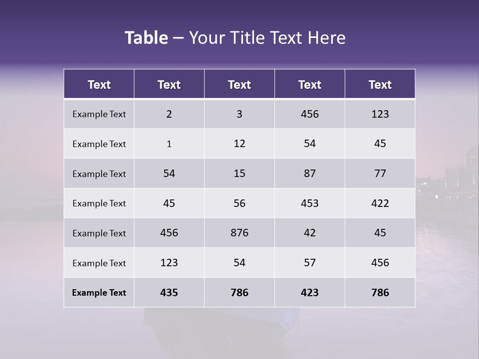 Catwalk Summer Bridge PowerPoint Template