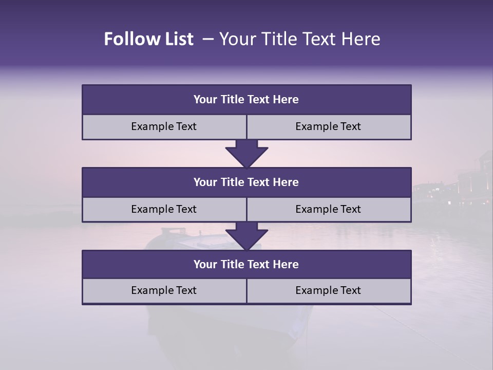 Catwalk Summer Bridge PowerPoint Template