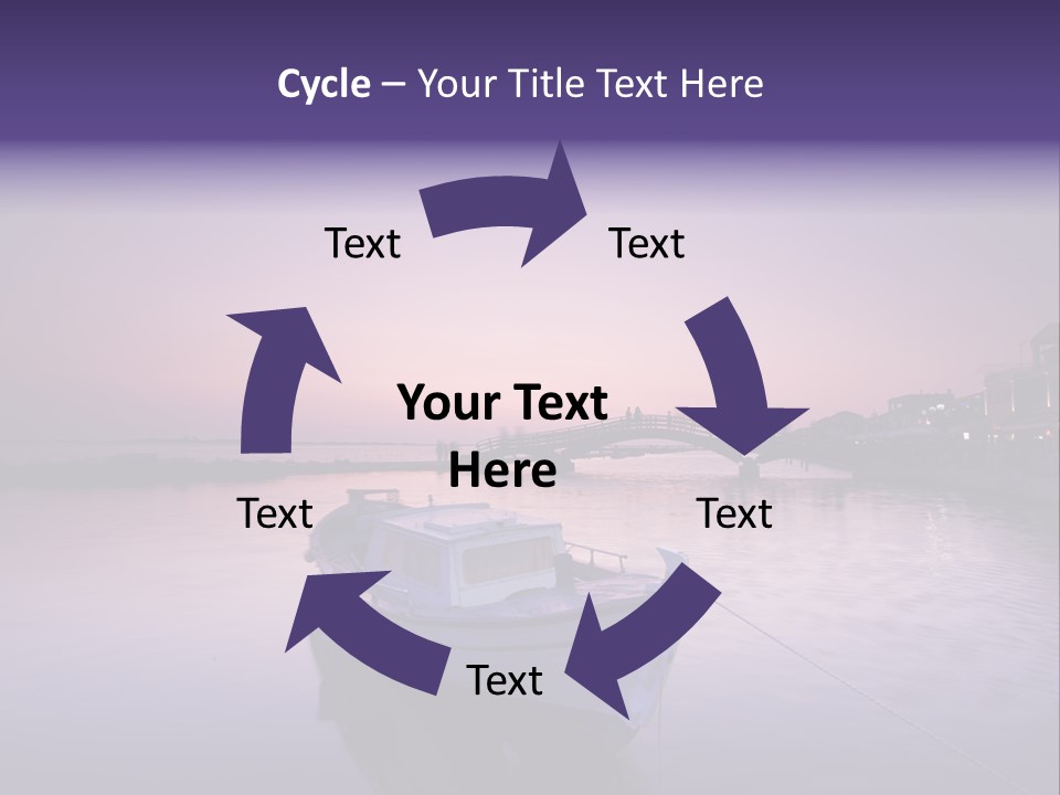 Catwalk Summer Bridge PowerPoint Template