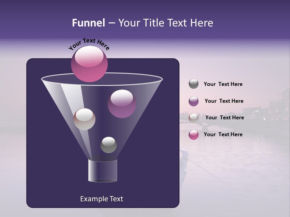 Catwalk Summer Bridge PowerPoint Template