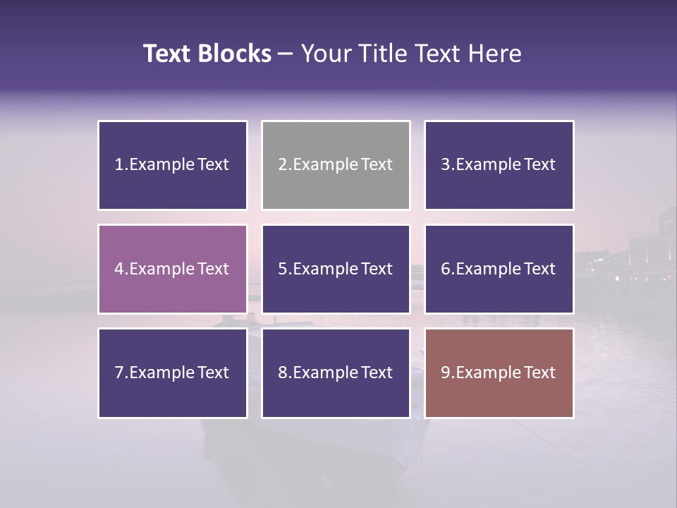 Catwalk Summer Bridge PowerPoint Template