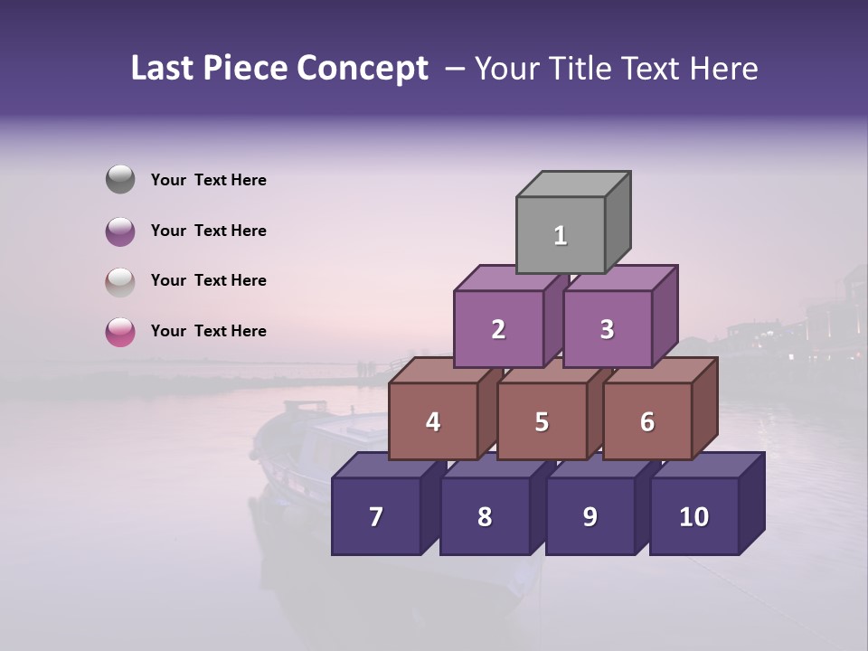 Catwalk Summer Bridge PowerPoint Template