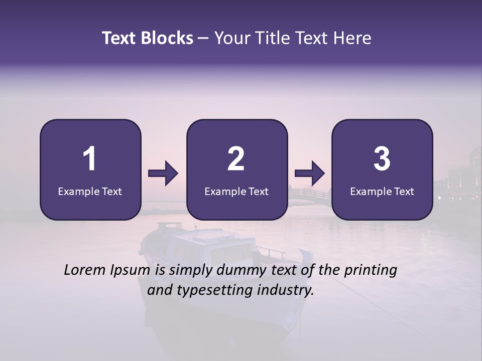 Catwalk Summer Bridge PowerPoint Template