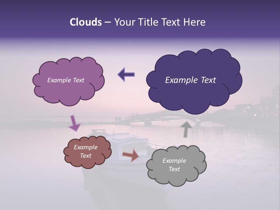 Catwalk Summer Bridge PowerPoint Template