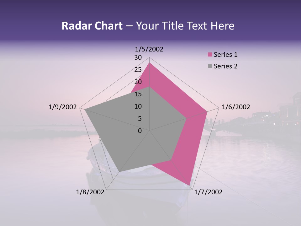 Catwalk Summer Bridge PowerPoint Template