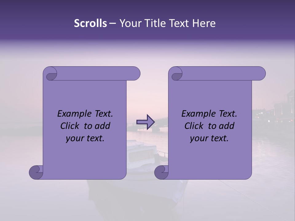 Catwalk Summer Bridge PowerPoint Template