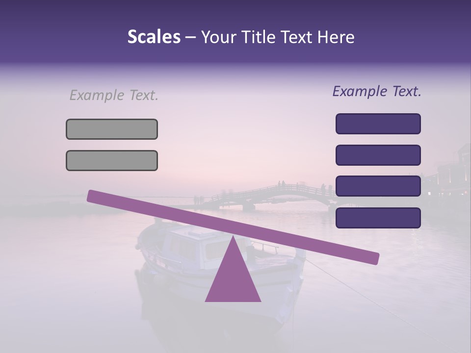Catwalk Summer Bridge PowerPoint Template