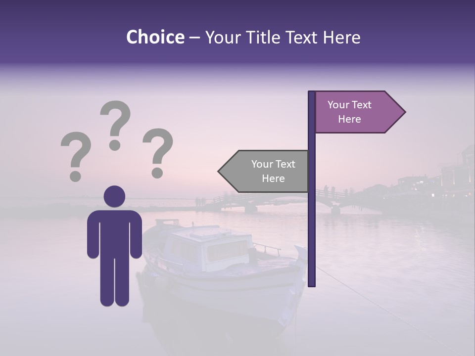 Catwalk Summer Bridge PowerPoint Template