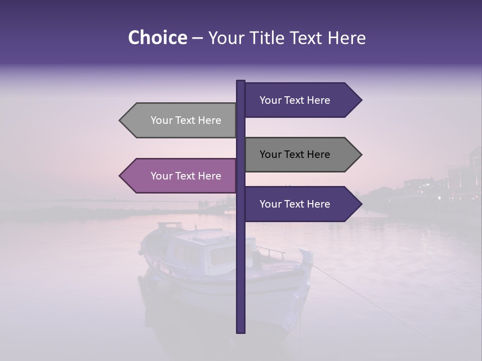 Catwalk Summer Bridge PowerPoint Template