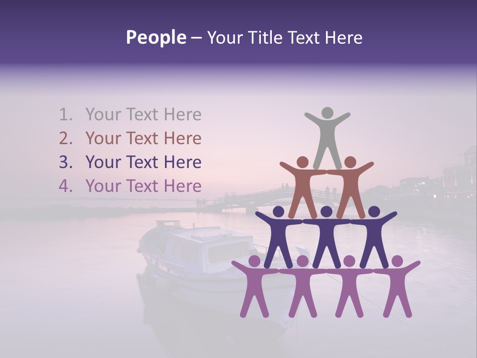 Catwalk Summer Bridge PowerPoint Template