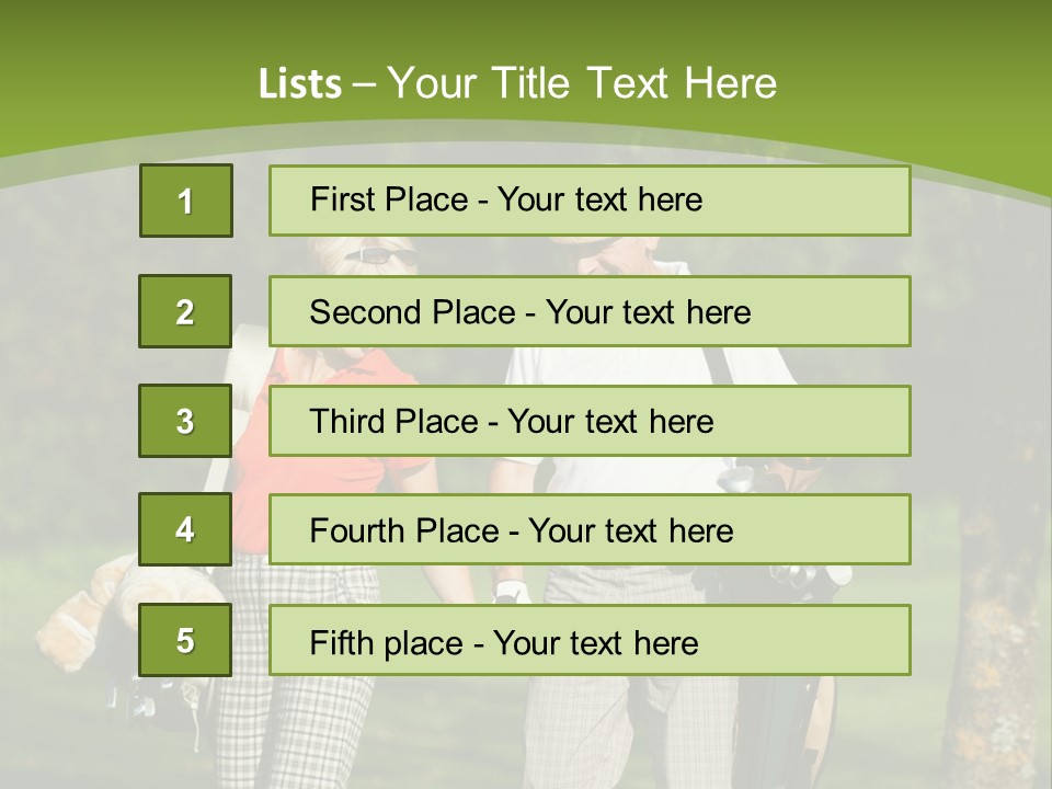 A Man And A Woman Walking In The Grass PowerPoint Template