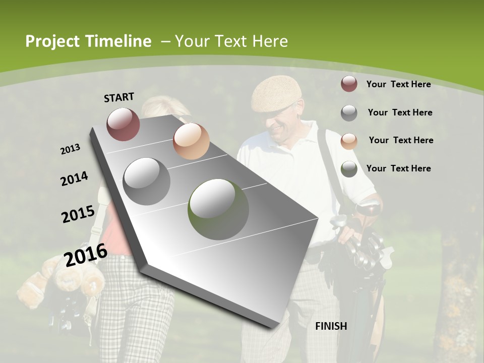 A Man And A Woman Walking In The Grass PowerPoint Template