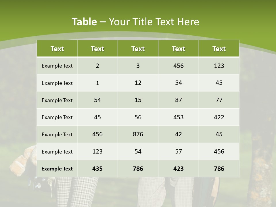 A Man And A Woman Walking In The Grass PowerPoint Template