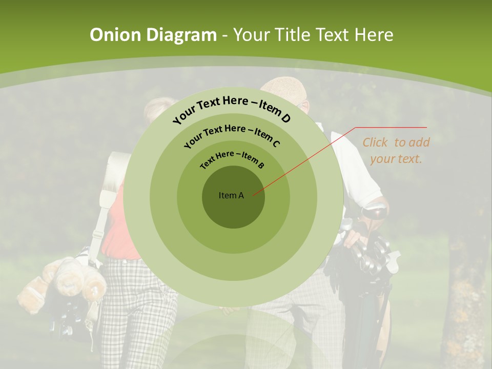 A Man And A Woman Walking In The Grass PowerPoint Template