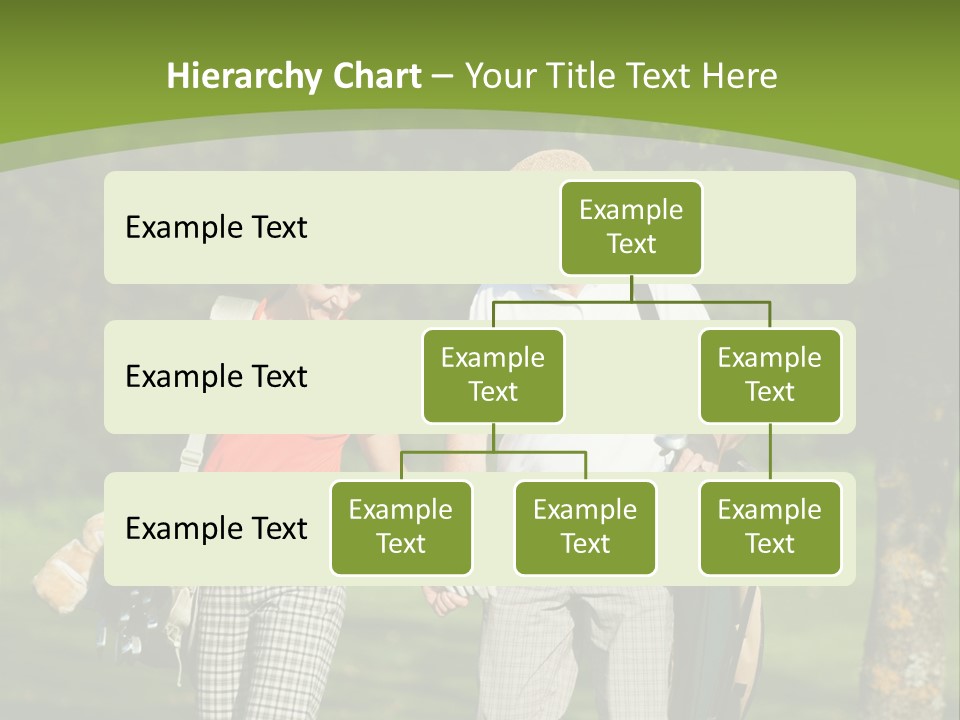 A Man And A Woman Walking In The Grass PowerPoint Template